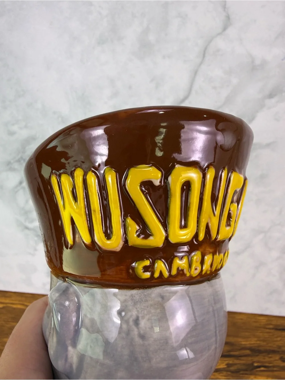 Wusong Road Jiangshi Zombie Tiki Mug Motu Mikey Cambridge MA Missing Lid